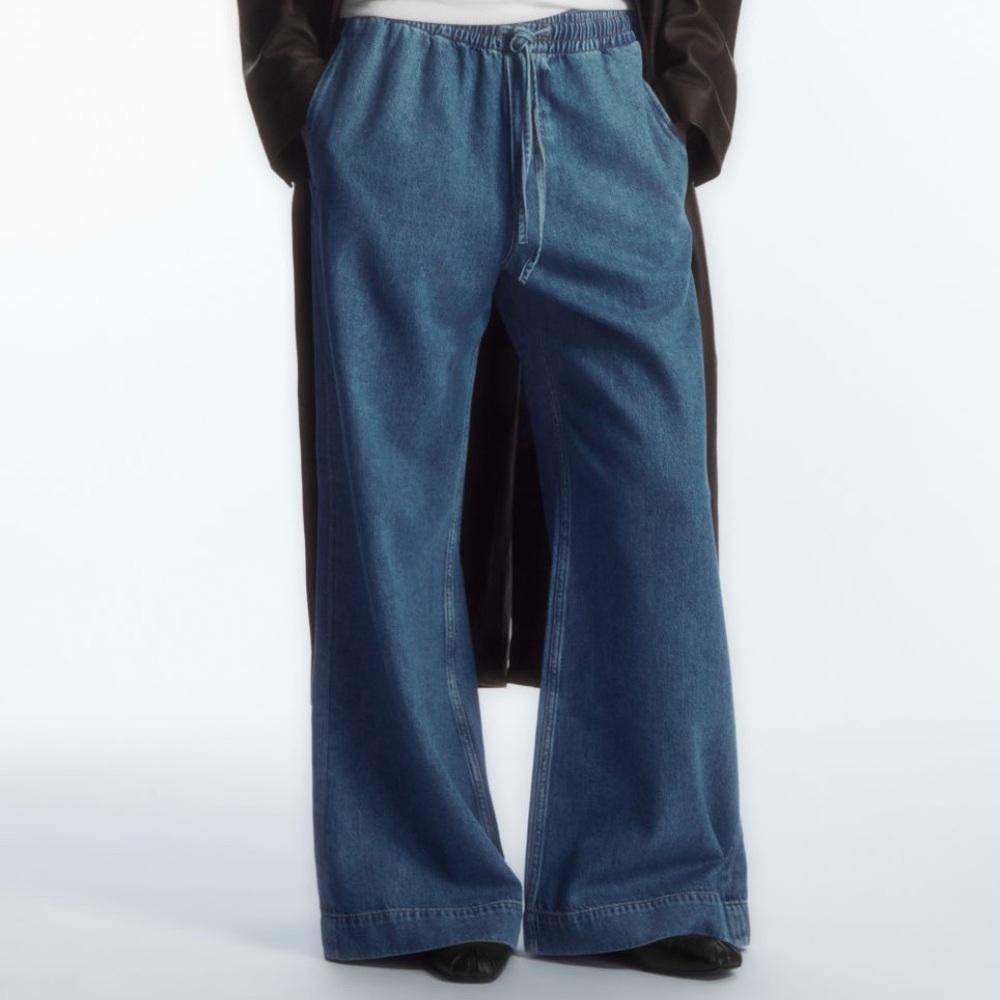 Like new COS Wide Leg Fluid Denim Pants